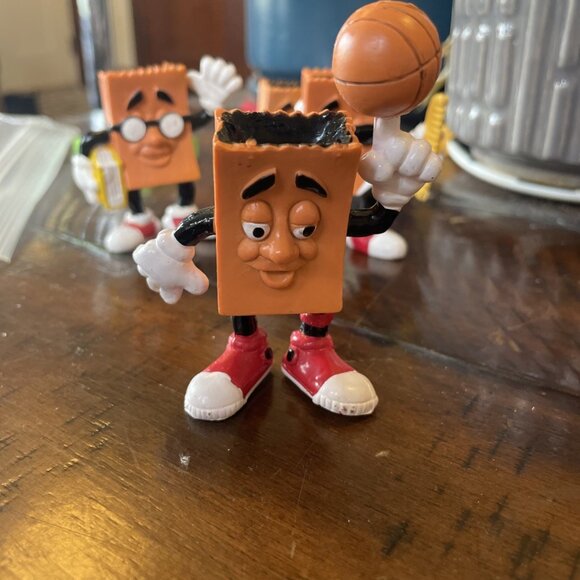 Sonic 1989 Brown Bag Juniors Wacky Pack Kids Meal Set of 4 - Picture 5 of 8